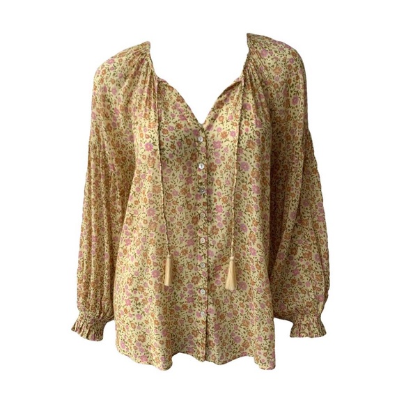 Spell Rae Blouse in Daisy Yellow - Picture 9 of 14